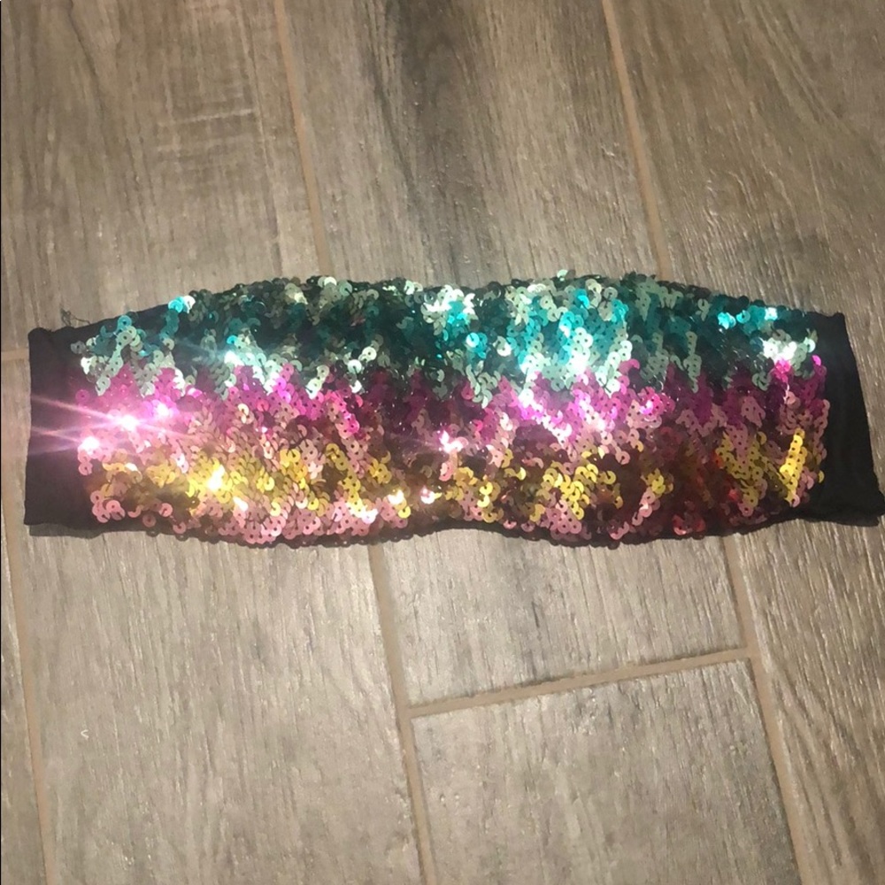Sequin Victoria Secret bikini top